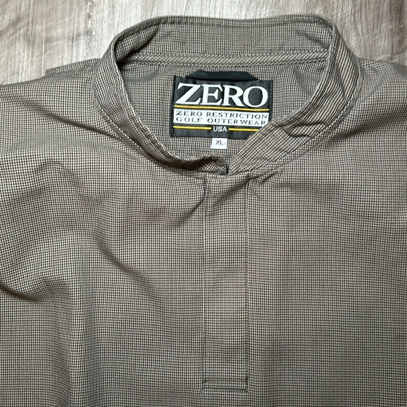Zero Restriction Golf Quarter Snap Button Pullover Windbreaker - XL - Picture 7 of 9